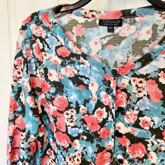 Topshop floral cardigan 🌺 - Picture 2 of 4
